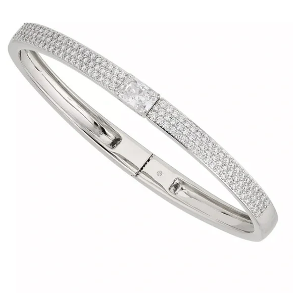 Eliot Danori Jewelry Elegant Cubic Zirconia Hinge Bracelet By